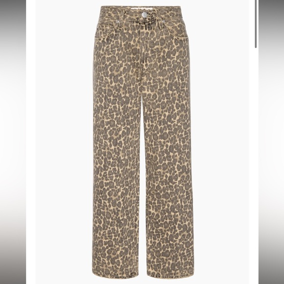 NWT! AMO Billie Leopard Jeans - 28 - Picture 2 of 9